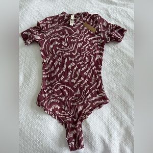 NWT Skims raspberry swirl bodysuit size medium